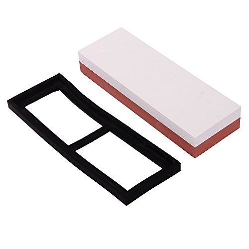 fitTek Wasserstein Schleifstein Abziehstein Wetzstein Schärfstein 3000/8000# Korund - 4