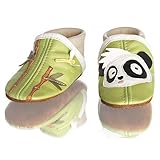 ULTIMATIV RUTSCHFEST - Die robuste und elastische Außensohle aus Wildleder schützt die Füße Ihres Kindes perfekt vor Kälte und Nässe. Weiters sorgt die extra aufgeraute Sohle der Krabbelpuschen für exzellenten Halt auf glatten Böden.