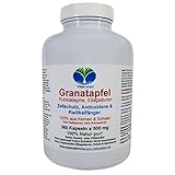 Granatapfel, 100% aus Kernen & Schale, 360 Kapseln a 500mg,...