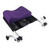 CUTICATE 16 inch -20 inch Wheelchair Headrest Neck Support Cushion Backrest Pad Pillow - Purple, 42.5 x 37 x 10cm