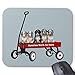 Produktbild HYYCLS Australian Shepherd Pups in Wagon Mousepad