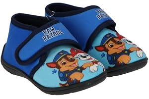 eplusm Paw Patrol Chaussons pour garçon avec fermeture Velcro de 2 à 6 ans