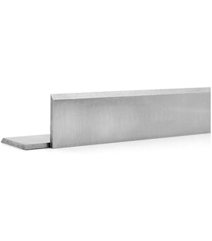 DIAMWOOD 2 Fers De Rechange Raboteuse Dégauchisseuse 260x20x2.5mm - Lames HSS Réaffûtables Bois Dur Tendre