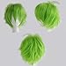 S-noilite Unisex Anime Fashion Short Wig Cosplay Party Straight Hair Cosplay Full Wigs (Green)
