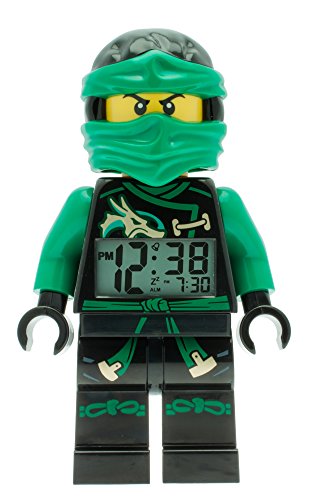 LEGO Unisex Wecker Digital Green 9009402