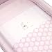Cambrass 46 x 78 cm Wooden Crib X with Fabrics Collection Ter (Pink/ White Spotted)