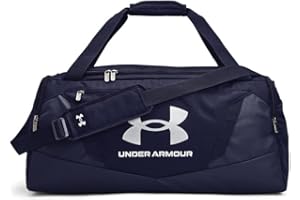 Under Armour Męski Torba Podróżna Undeniable 5.0 O Pojemności 40 L, Midnight Navy/Metallic Silver, One Size
