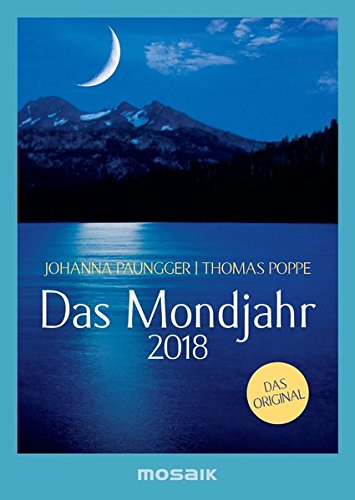 Das Mondjahr 2018: s/w-Taschenkalender - Das Original