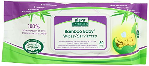 Aleva Naturals Bamboo Baby Wipes 6 Pack - Bonus 480 Count 37944