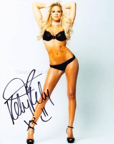 KELLY KELLY aka Barbie Blank - WWE/ECW Wrestler GENUINE AUTOGRAPH