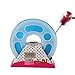 Produktbild Ndier Interaktive Katze Spielzeug Single Layer Vergnügungspark Katze Cat Turntable Spielzeug Katze Moving Feder Frühling Spielen Ball Bell Halloween Spielzeug blau