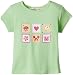 Beebay girls Cotton Boat Neck 6 Sq T-Shirt (D3913127603724_Green_3-6M) RS.172.00