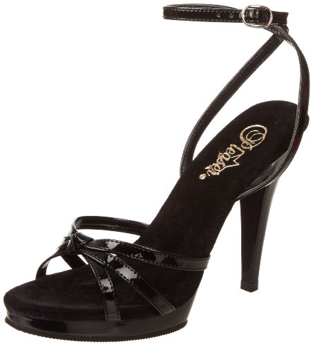 Preisvergleich Produktbild Fabulicious FLAIR-436 Blk Leather / Blk UK 2 (EU 35)