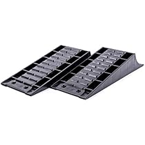 Oprijwiggen, Compensatiewiggen, Tredeblokken, Zwart, 5000 Kg Per As Incl Tas Voor Caravans Campers 2594458129