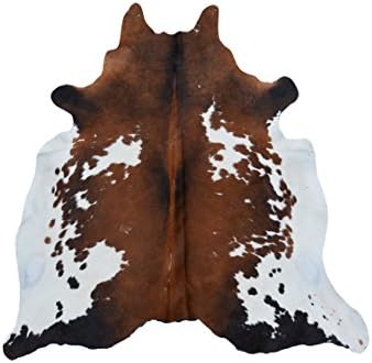Rug in Cow Skin Black/White/Brown