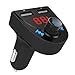 Produktbild Wokee HK201 Bluetooth Freisprecheinrichtung FM Transmitter Car Kit mit Hands-Dual-Free Aufruf MP3-Player 2-Port USB-Ladegerät Drahtloser Bluetooth FM Radio Adapter