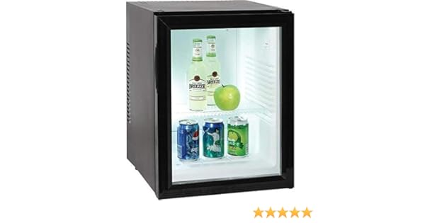 Minibar Kleiner Mini Kuhlschrank Mit Glastur Fur Getranke 40 Liter