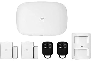 Chuango 650495 Kit Sistema di Allarme WiFi Smart Home Alexa H4 Plus Bianco