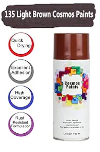 Cosmos Paints Light Brown Spray Paint 400ml