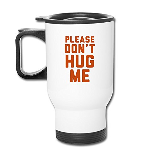 BEDOO Please Do Not Hug Me Travel Mugs White