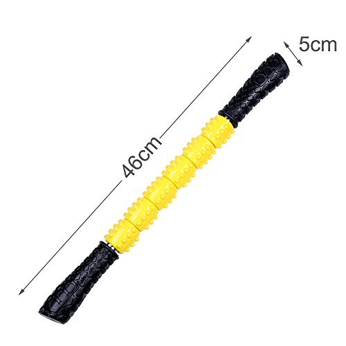 iRegro Massage Stick, Muskel Roller Stick, Massageroller für Bein Krämpfe Deep Tissue Massage und Physikalische Therapie – Kalb Hip Oberschenkel Beine Rückenschmerzen Erleichterung – Einfacher Als myofaszialer Release & Trigger Point Massagegerät - 3