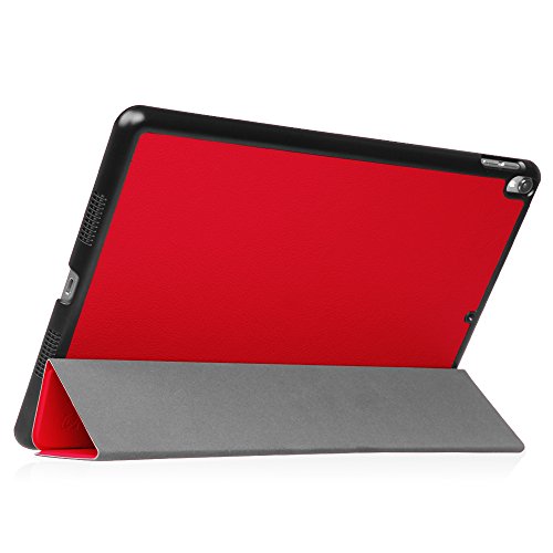 Fintie iPad Pro 10.5 Zoll Hülle – Ultra Schlank Superleicht Ständer Slim Shell Case Cover Schutzhülle Tasche mit Auto Schlaf / Wach Funktion für Apple iPad Pro 10,5″ Zoll Display 2017 Neue Modell, Rot - 8