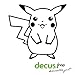 Produktbild Decus Pokemon Pichachu // Sticker OEM JDM Style Aufkleber