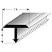 Produktbild T-Profil für Übergänge, Montageprofil/Bauprofil, 14 x 5 mm, aus Aluminium, Bronze Dunkel