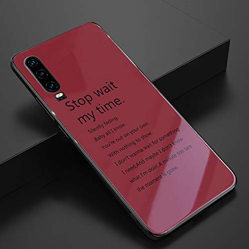 Preisvergleich Produktbild SOOCX Persönlichkeit huawei p20pro fall p30 pro glasabdeckung p30 all inclusive tropfenabdeckung ins mädchen gehärtetes glas zurück fall modedesign kratzfest stoßfest telefon abdeckung ultradünne fall