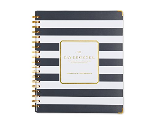 Day Designer for Blue Sky 2018 Weekly & Monthly Planner, Hardcover, Twin-Wire Binding, 8
