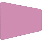 Gaming Oyuncu Mouse Pad, Kaymaz Taban Gamer Mousepad, Masa Koruyucu Masa Matı, Ofis Tipi Klavye ve Fare Altlığı (Pembe, 100x5