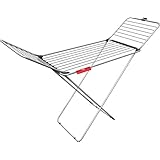Vileda Fusion Tendedero X-Legs de Aluminio y Acero, Blanco, 128.5x4.5x205 cm