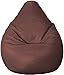 CaddyFull Leatherite Bean Bag with Beans | Size (XXXXL) | Colour - (Brown) RS.2499.00