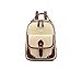 Produktbild HUWAI aktuelle Mode Damen Tasche Schultertasche japanischen Stil Retro süße reine Farbe rutschig Tasche neuen Stil PU Umhängetasche (26 * 10 * 31 cm) (Beige)