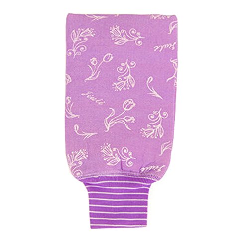 Tulip Sponge Scrubber Bath Sponge Wash Towel Bathing Glove,Purple