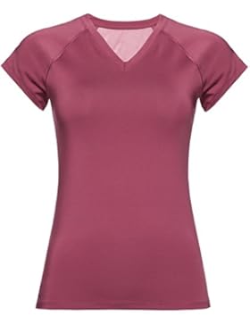 FIND Damen Sport T-Shirt mit Cut-Out am Rücken