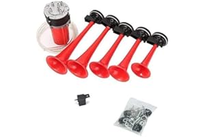 Netagon 12V Loud Tune Musical Air Horn Full Kit Ideal for Car Van Truck Boat (La Cucaracha Tune)