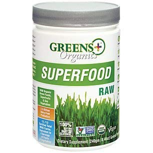 Greens Plus Polvo crudo súper orgánico - 8,46 onzas (Single)
