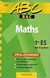 Image de ABC du bac, mathématiques niveau première ES