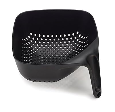 Joseph Joseph Passoire Carrée Moyen Modèle Plastique Noir 19,1 x 20,5 x 13,6 cm