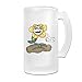 Produktbild cedaei undertale sterben FLOWEY Bier Glas gefrostet weiß Pub Cool 473 ml Becher
