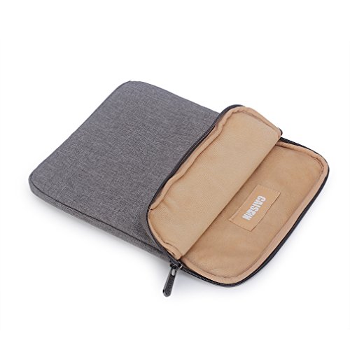 Caison 10.1 Zoll Klassisch Laptop Tragbar Tablette Sleeve Case Transportieren Beutel Kasten Hülsen Beutel Schutz Abdeckung für 9.7″ Apple iPad Air / Pro 10″ 10.1″ Android Windows (10 Zoll, Grau) - 4