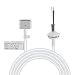 Produktbild QYD 45W 14.85V 3.05A Reparatur-Power-Adapter-Netzteil-T-Style-Kabel für MacBook Air MD223 MD224 MD231 MD232 MD592 MD711 MD712 MD760 MD761 A1435 A1465 A1436 A1466 5.9Ft Extra Charger-Cable-Cord