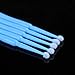 SmileyEU 100 PCS Eyelash Extension Swab Disposable Micro Brushes Applicators Mascara Remover Makeup Disposable Swab Blue