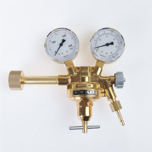 Druckminderer Argon CO2 für 200 bar-Flaschen, mit Schnellanschluss