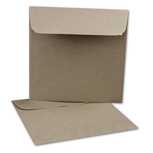 Artoz Green Line - Sobres//Plaza, 160 x 160 mm, Feria novedad 2015, color: Beech, color beech 25 Umschläge