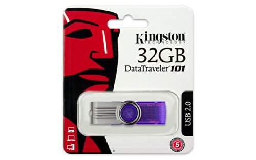 Kingston DataTraveler 101 G2 32 GB USB 2.0 Flash Drive - Purple