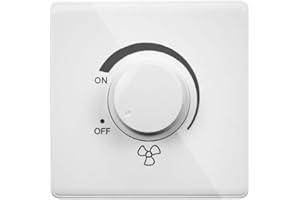 Max-Tonsen 86 Type Interrupteur Mural 220V 10A de contrôleur de Vitesse en continu de réglage du Ventilateur de Plafond