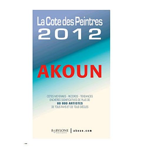 La cote des peintres La cote des peintres