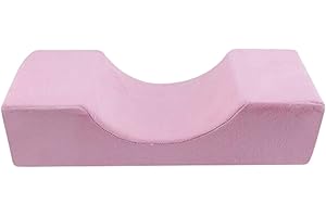 cypreason Wimpernkissen, U-Förmiges Wimpernverlängerungskissen, Lash Kissen Nacken, Ergonomisches Gebogenes Nackenkissen, Aus Memory-Schaumstoff, Make-Up Wimpernrillenkisse